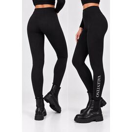 Лосини жіночі теплі 2123 black р.S-XL "VICTORY" недорого оптом від прямого постачальника