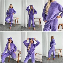 Фотография Костюм женский тёплый 1564 lilac р.42-52 "Alisa Brand" недорого оптом от прямого поставщика
