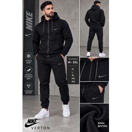 Фотография Костюм спортивный мужской 1017 black р.M-3XL "Verton" недорого оптом от прямого поставщика