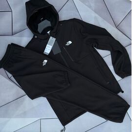 Фотография Костюм спортивный мужской 68530 black р.M-3XL "MACCALI" недорого оптом от прямого поставщика