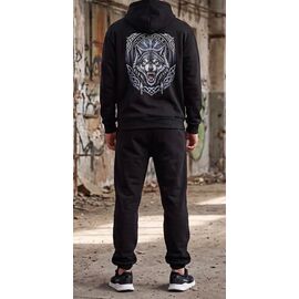 Фотография Костюм спортивный мужской 1444 black р.S-3XL "Madoka" недорого оптом от прямого поставщика