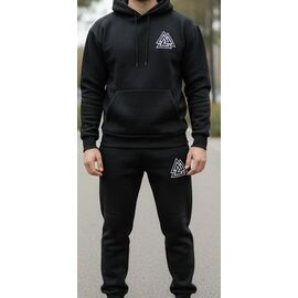 Фотография Костюм спортивный мужской 1445 black р.S-3XL "Madoka" недорого оптом от прямого поставщика