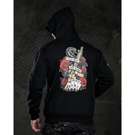 Фотография Худи мужской 1454 black р.S-3XL "Madoka" недорого оптом от прямого поставщика