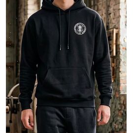 Фотография Худи мужской 1455 black р.S-3XL "Madoka" недорого оптом от прямого поставщика