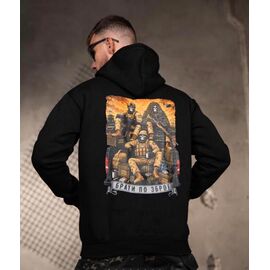 Фотография Худи мужской 1462 black р.S-3XL "Madoka" недорого оптом от прямого поставщика