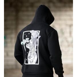 Фотография Худи мужской 1467 black р.S-3XL "Madoka" недорого оптом от прямого поставщика