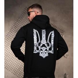 Фотография Худи мужской 1469 black р.S-3XL "Madoka" недорого оптом от прямого поставщика