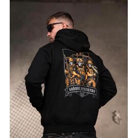 Фотография Худи мужской 1470 black р.S-3XL "Madoka" недорого оптом от прямого поставщика