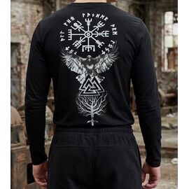 Фотография Свитер мужской 1492 black р.M-4XL "Madoka" недорого оптом от прямого поставщика