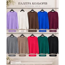 Светр жіночий 25514 grey р.52-56 "Elena&Vika" недорого оптом від прямого постачальника