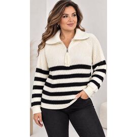Светр жіночий 26400 white р.46-52 "Elena&Vika" недорого оптом від прямого постачальника