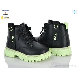 Черевики дитячі зручні Весна/осінь ABC(P)710-1 black-green (5 пар р.21-25) "Clibee-Doremi" недорого оптом від прямого постачальника