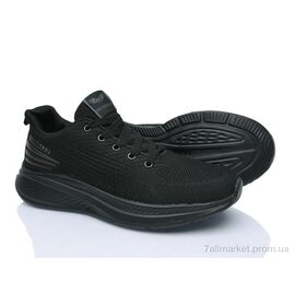 Кросівки чоловічі модні Весна/осінь 2323 black (8 пар р.41-45) "Lion-Lu" недорого оптом від прямого постачальника
