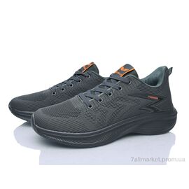 Кросівки чоловічі модні Весна/осінь 2446 grey (8 пар р.41-45) "Lion-Lu" недорого оптом від прямого постачальника