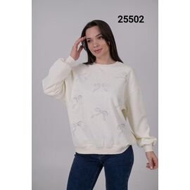 Фотография Свитер женский 25502 l.beige р.42-48 "LOOK" недорого оптом от прямого поставщика