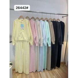 Фотография Костюм спортивный женский тёплый 26442 pink р.42-48 "LOOK" недорого оптом от прямого поставщика