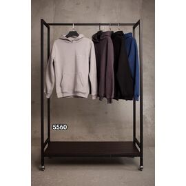 Фотография Худи мужской 5560 black р.48-54 "LOOK" недорого оптом от прямого поставщика