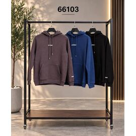Фотография Худи мужской 66103 black р.48-54 "LOOK" недорого оптом от прямого поставщика