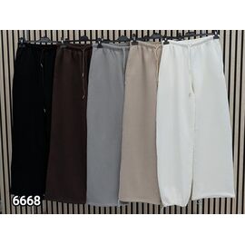 Фотография Штаны спортивные женские тёплые 6668 brown р.44-50 "LOOK" недорого оптом от прямого поставщика