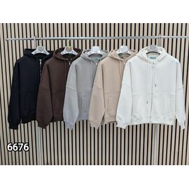 Фотография Кофта спортивная женская тёплая 6676 beige р.42-54 "LOOK" недорого оптом от прямого поставщика