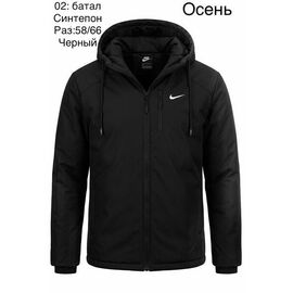 Фотография Куртка мужская 02 black р.58-66 "Shoptime" недорого оптом от прямого поставщика