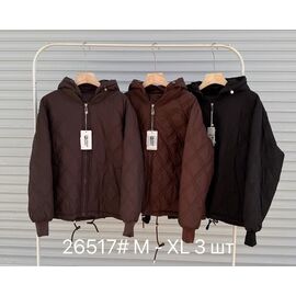 Куртка жіноча демісезонна 26517 brown р.M-2XL "Shoptime" недорого оптом від прямого постачальника