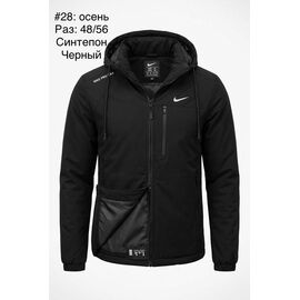 Фотография Куртка мужская 28 black р.48-56 "Shoptime" недорого оптом от прямого поставщика