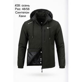 Фотография Куртка мужская 28 khaki р.48-56 "Shoptime" недорого оптом от прямого поставщика