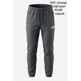 Фотография Штаны спортивные подростковные утеплённые 50 grey р.40-48 "Shoptime" недорого оптом от прямого поставщика