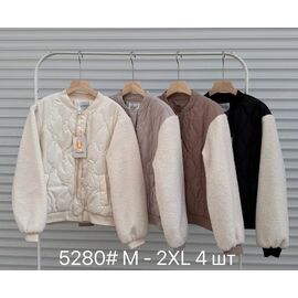 Куртка жіноча демісезонна 5280 beige р.M-2XL "Shoptime" недорого оптом від прямого постачальника