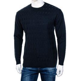 Фотография Свитер мужской M1024 dark blue р.M-2XL "STREET" недорого оптом от прямого поставщика
