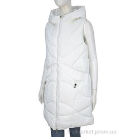 Жилетка жіноча Весна/осінь 2270 white (4 шт. р.сіткаM-2XL) "Obuvok" недорого оптом від прямого постачальника
