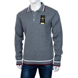 Фотография Свитер мужской M963 grey р.M-2XL "STREET" недорого оптом от прямого поставщика