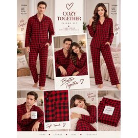 Піжама тепла жіноча 70586 red р.52-60 "Fili Wear" недорого оптом від прямого постачальника