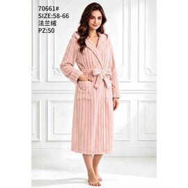 Халат жіночий теплий 70661 beige р.58-66 "Fili Wear" недорого оптом від прямого постачальника