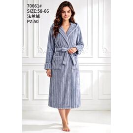Халат жіночий теплий 70661 grey р.58-66 "Fili Wear" недорого оптом від прямого постачальника