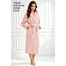 Халат жіночий теплий 70663 beige р.58-66 "Fili Wear" недорого оптом від прямого постачальника