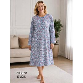 Нічня жіноча 70667 l.blue р.50-58 "Fili Wear" недорого оптом від прямого постачальника
