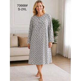 Нічня жіноча 70668 grey р.50-58 "Fili Wear" недорого оптом від прямого постачальника