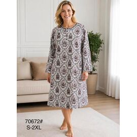 Нічня жіноча 70672 brown р.50-58 "Fili Wear" недорого оптом від прямого постачальника