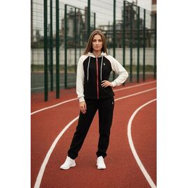 Костюм спортивний жіночий теплий 1647 black р.M-XL "Kosta" недорого оптом від прямого постачальника