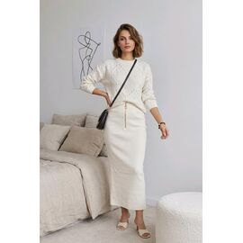 Спідниця жіноча 3281 l.beige р.42-46 "Kosta" недорого оптом від прямого постачальника