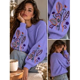 Светр жіночий 5605 lilac р.42-48 "Kosta" недорого оптом від прямого постачальника