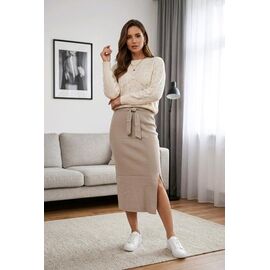 Спідниця жіноча 809 beige р.42-46 "Kosta" недорого оптом від прямого постачальника