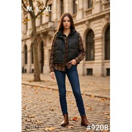 Жилетка жіноча 9208 black р.M-XL "Kosta" недорого оптом від прямого постачальника