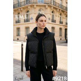 Жилетка жіноча 9218 black р.S-L "Kosta" недорого оптом від прямого постачальника