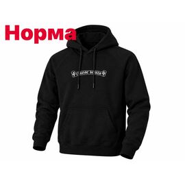 Худи чоловічий 15028 black р.S-2XL "Alex Clothes" недорого оптом від прямого постачальника