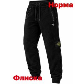 Штани спортивні чоловічі утеплені 15033 black р.S-2XL "Alex Clothes" недорого оптом від прямого постачальника