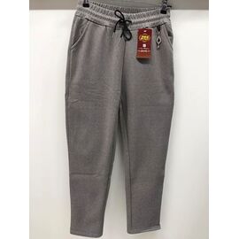 Фотография Штаны женские утеплённые 002 d.beige р.4XL-8XL "JEANS KIDS" недорого оптом от прямого поставщика