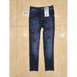 Лосини дитячі теплі на дівчинку 5019 blue р.10-13 "JEANS KIDS" недорого оптом від прямого постачальника